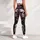 Violet Rose And Ivory Skull Motifs For Gothic Autumn Style And Dark Romantic Looks Leggings - 4