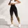 Midnight Gold Stardust Gradient For Evening Glamour And Celestial Nightlife Style Leggings - 4