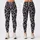 Black Silver Glitter Leopard Spots for Edgy Fall Layering and Bold Night-Out Style Leggings - 3