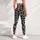 Black Silver Glitter Leopard Spots for Edgy Fall Layering and Bold Night-Out Style Leggings - 6