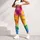 Rainbow Liquid Marble Colors For Bold Winter Style And Colorful Everyday Wear Leggings - 4
