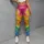 Rainbow Liquid Marble Colors For Bold Winter Style And Colorful Everyday Wear Leggings - 5
