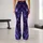 Violet Cosmic Starfield Night Sky for Elegant Winter Layering and Everyday Style Leggings - 10