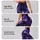 Violet Cosmic Starfield Night Sky for Elegant Winter Layering and Everyday Style Leggings - 2