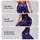 Violet Cosmic Starfield Night Sky for Elegant Winter Layering and Everyday Style Leggings - 8