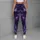 Violet Cosmic Starfield Night Sky for Elegant Winter Layering and Everyday Style Leggings - 6