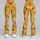 Golden Bee Trail Motifs for Garden Strolls and Everyday Nature-Loving Womenswear Leggings - 9