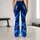 Deep Blue Starry Sky Sparkle for Cozy Winter Nights and Cosmic Everyday Style for Her Leggings - 10