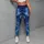 Deep Blue Starry Sky Sparkle for Cozy Winter Nights and Cosmic Everyday Style for Her Leggings - 5