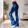 Deep Blue Starry Sky Sparkle for Cozy Winter Nights and Cosmic Everyday Style for Her Leggings - 12