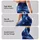 Deep Blue Starry Sky Sparkle for Cozy Winter Nights and Cosmic Everyday Style for Her Leggings - 2