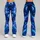 Deep Blue Starry Sky Sparkle for Cozy Winter Nights and Cosmic Everyday Style for Her Leggings - 9
