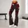 Crimson Roses, Skeletons And Crows For Gothic Halloween Style And Dark Romance Wear Leggings - 11