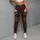 Crimson Roses, Skeletons And Crows For Gothic Halloween Style And Dark Romance Wear Leggings - 4