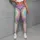 Pastel Rainbow Waves for Cozy Winter Wellness and Everyday Colorful Style for Women Leggings - 6