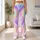 Pastel Rainbow Waves for Cozy Winter Wellness and Everyday Colorful Style for Women Leggings - 10