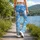 Soft Blue Sky With Fluffy White Clouds For Dreamy Everyday Style Leggings - 12