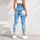 Soft Blue Sky With Fluffy White Clouds For Dreamy Everyday Style Leggings - 6