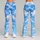 Soft Blue Sky With Fluffy White Clouds For Dreamy Everyday Style Leggings - 9