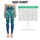 Luminous Teal Mermaid Scales for Coastal Celebrations and Everyday Fantasy Style Leggings - 1