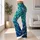 Luminous Teal Mermaid Scales for Coastal Celebrations and Everyday Fantasy Style Leggings - 11