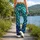 Luminous Teal Mermaid Scales for Coastal Celebrations and Everyday Fantasy Style Leggings - 12