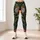 Red Foxes Amid Ivory Blooms and Emerald Foliage for Woodland Nature Lovers Year-Round Leggings - 4
