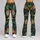 Red Foxes Amid Ivory Blooms and Emerald Foliage for Woodland Nature Lovers Year-Round Leggings - 9