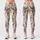 Western Longhorn Skull And Coral Flowers For Country Concerts And Ranch Style Leggings - 3