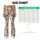 Western Longhorn Skull And Coral Flowers For Country Concerts And Ranch Style Leggings - 7