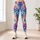 Rainbow Starry Holographic Sparkle For Festival Nights And Dreamy Everyday Fashion Leggings - 4