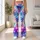 Rainbow Starry Holographic Sparkle For Festival Nights And Dreamy Everyday Fashion Leggings - 11