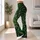 Emerald Fractal Filigree for Elegant Winter Layering and Festive Holiday Style for Women Leggings - 12