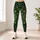 Emerald Fractal Filigree for Elegant Winter Layering and Festive Holiday Style for Women Leggings - 4