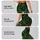 Emerald Fractal Filigree for Elegant Winter Layering and Festive Holiday Style for Women Leggings - 8