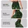 Emerald Fractal Filigree for Elegant Winter Layering and Festive Holiday Style for Women Leggings - 2
