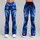 Deep Blue Milky Way Starfield for Stargazing Nights and Cosmic Costume Party Wear Leggings - 9
