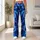 Deep Blue Milky Way Starfield for Stargazing Nights and Cosmic Costume Party Wear Leggings - 12