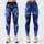 Deep Blue Milky Way Starfield for Stargazing Nights and Cosmic Costume Party Wear Leggings - 3
