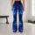 Deep Blue Milky Way Starfield for Stargazing Nights and Cosmic Costume Party Wear Leggings - 10