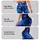 Deep Blue Milky Way Starfield for Stargazing Nights and Cosmic Costume Party Wear Leggings - 8