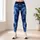 Deep Blue Milky Way Starfield for Stargazing Nights and Cosmic Costume Party Wear Leggings - 6