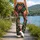 Psychedelic Floral Eyes in Jewel Tones for Festival Days and Everyday Wear for Her Leggings - 12