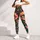 Psychedelic Floral Eyes in Jewel Tones for Festival Days and Everyday Wear for Her Leggings - 4