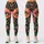 Psychedelic Floral Eyes in Jewel Tones for Festival Days and Everyday Wear for Her Leggings - 3