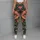 Psychedelic Floral Eyes in Jewel Tones for Festival Days and Everyday Wear for Her Leggings - 5