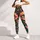 Psychedelic Floral Eyes in Jewel Tones for Festival Days and Everyday Wear for Her Leggings - 6