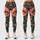 Psychedelic Floral Eyes in Jewel Tones for Festival Days and Everyday Wear for Her Leggings - 1