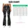 Black Roses and Crescent Moon for Gothic Night Out Style, Elegant Women's Everyday Wear Leggings - 7