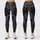 Black Roses and Crescent Moon for Gothic Night Out Style, Elegant Women's Everyday Wear Leggings - 3